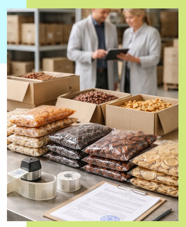 Сертификация сухофруктов в Вологде от 12326 р. | Алешин-Вгд под ключ