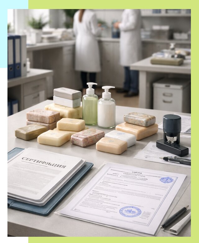 Сертификация мыла и сертификат на мыло в Вологде от 12326 | Алешин-Вгд