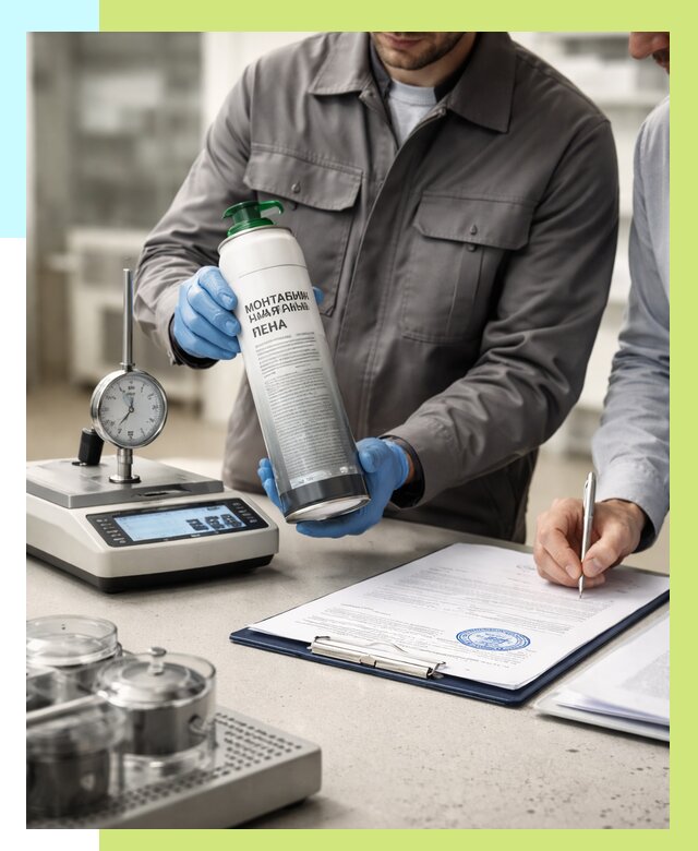 Сертификация монтажной пены в Вологде от 15408 р. | Алешин-Вгд