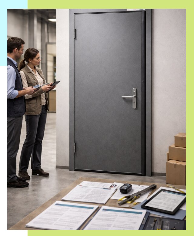 Сертификация противопожарных дверей в Вологде от 9245 р. | Алешин-Вгд