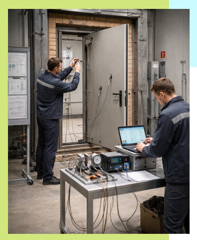 Сертификация противопожарных дверей в Вологде по ГОСТ и ТР