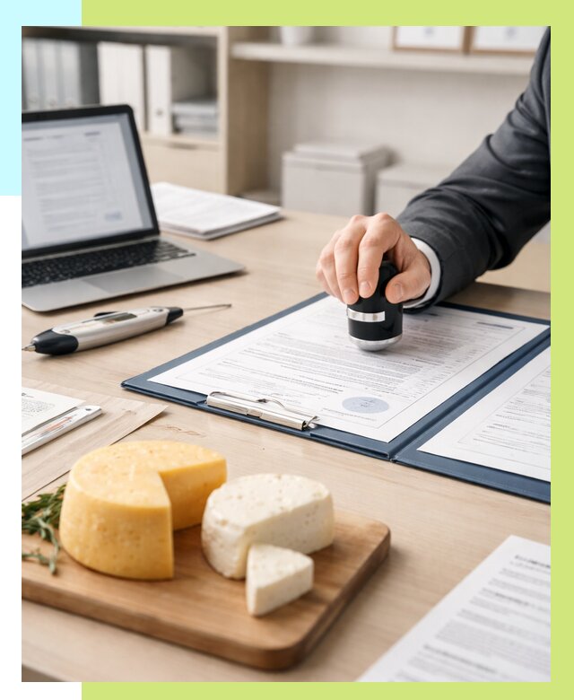 Сертификация сыров в Вологде от 15408 р | Сертификат на сыр Алешин-Вгд