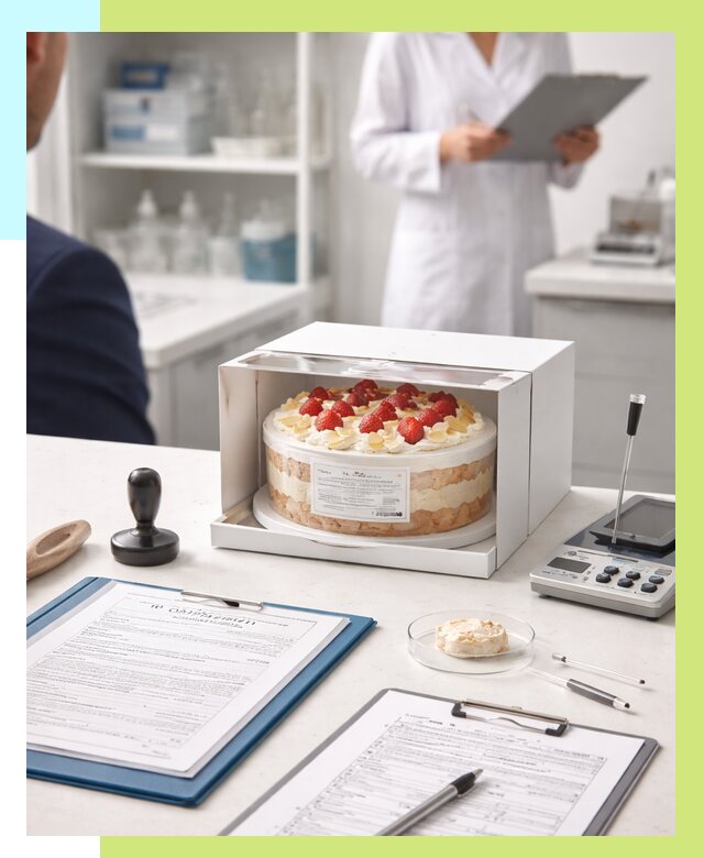 Сертификация тортов в Вологде от 9245 р. заказать | Алешин-Вгд