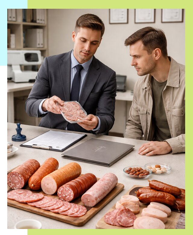 Сертификация колбасных изделий в Вологде от 7704 р. | Алешин-Вгд