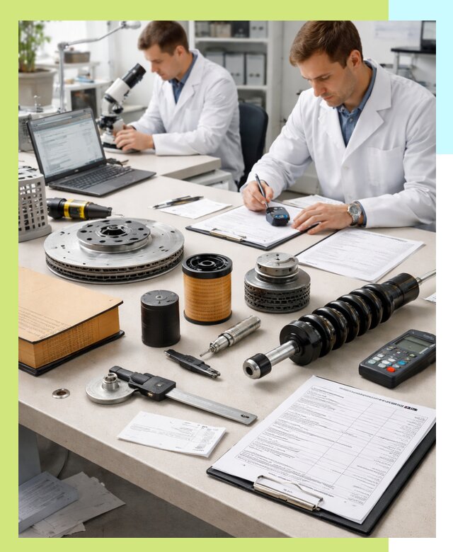 Сертификация автозапчастей и комплектующих в Вологде по ГОСТ