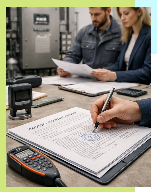 Оформление паспорта эксплуатации оборудования в Вологде