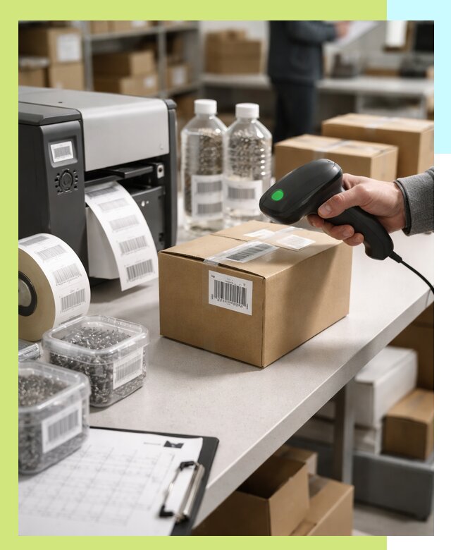 Штрихкодирование продукции и маркировка для продажи в Вологде
