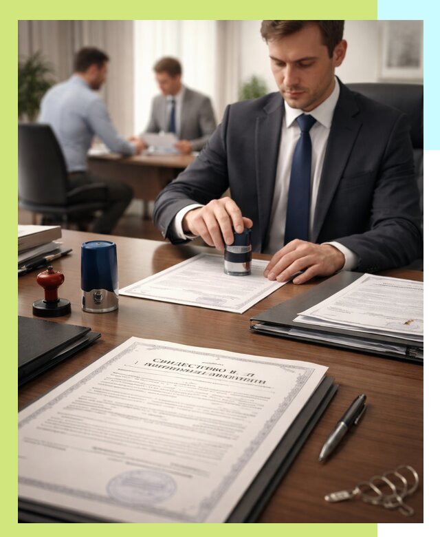 Оформление свидетельства о государственной регистрации в Вологде