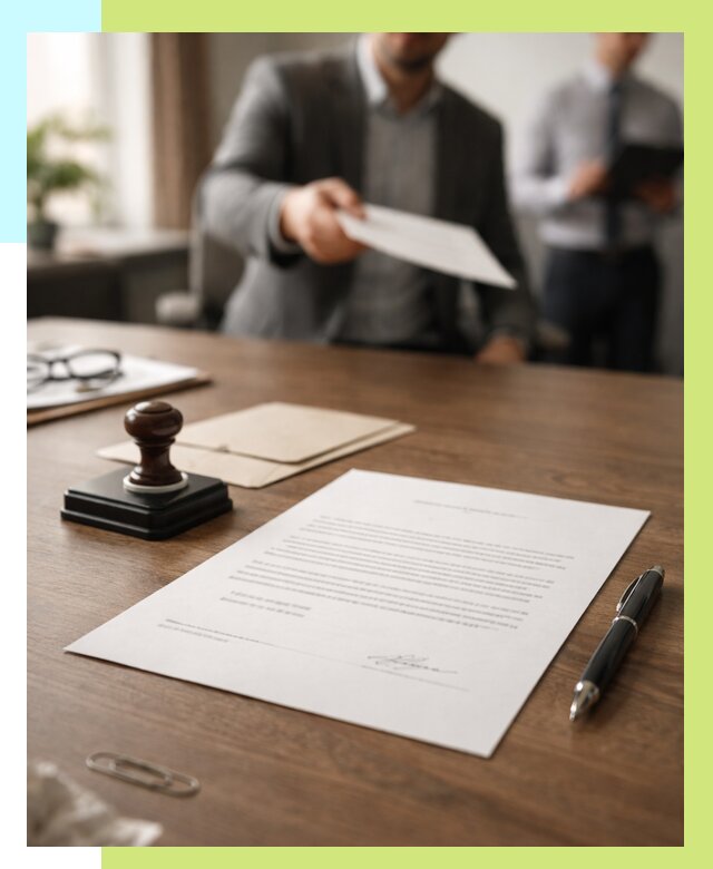 Отказное письмо по сертификации в Вологде от 3595 р. | Алешин-Вгд