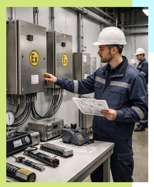 Сертификат взрывозащиты промышленного оборудования в Вологде