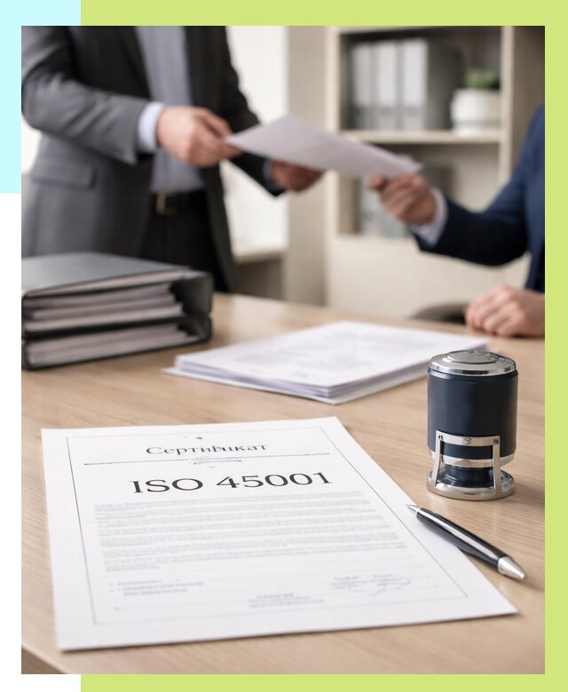 Сертификат ISO 45001 в Вологде под ключ от 46224 р. | Алешин-Вгд