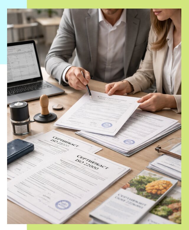 Сертификат ISO 22000 в Вологде от 41088 р. под ключ | Алешин-Вгд