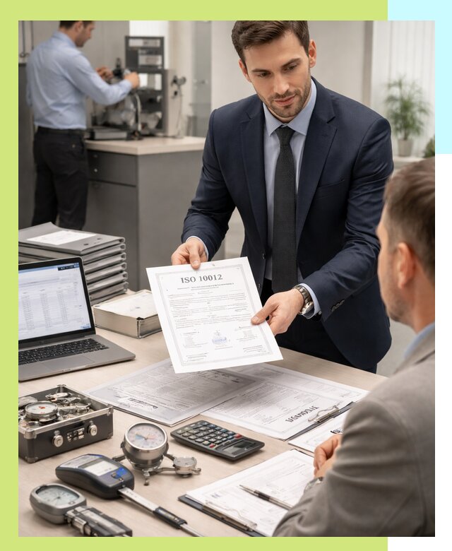 Выдача сертификата ISO 10012 по требованиям метрологии в Вологде