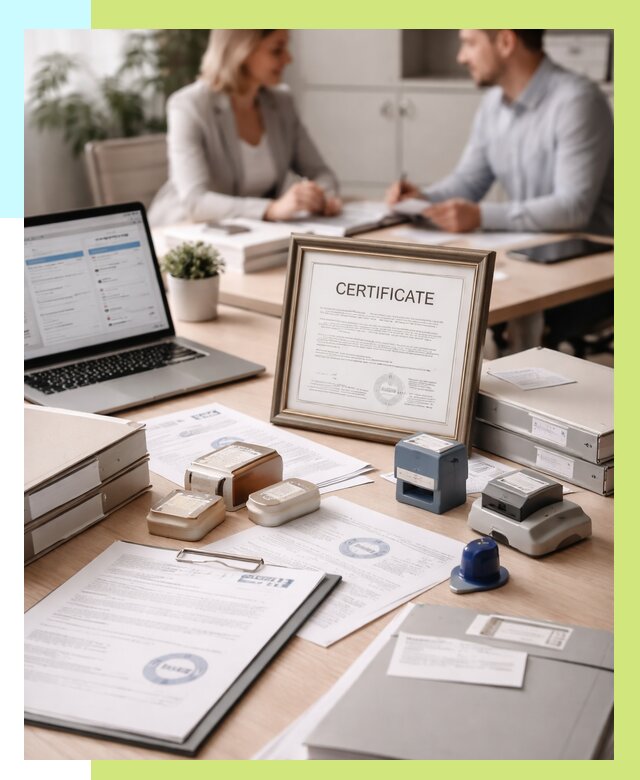 Сертификация компании в Вологде от 46224 р. | Алешин-Вгд — заказ